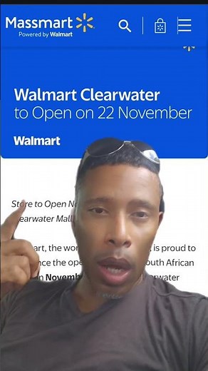 When is Walmart officially opening in South Africa? #Walmart #clearwatermall #walmartsouthafrica