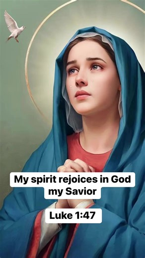 My spirit rejoices in God my Savior (Luke 1:47 ) | Daily Bible Verse