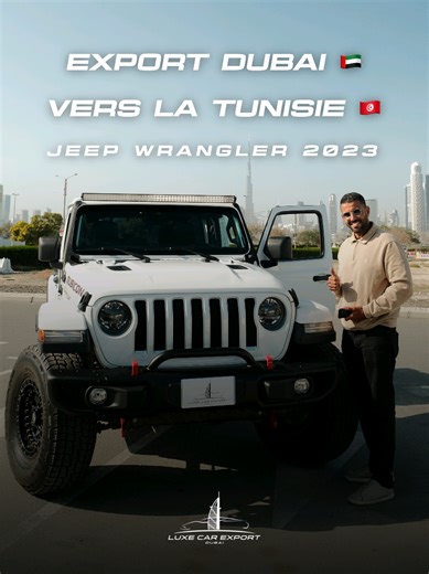Une vraie machine ce Jeep Wrangler Rubicon de 2023 avec seulement 32 000 km. Configuration prête pour le off-road. Modifié par nos soins 👇 Rampe de feux. Phares additionnels LED. Cache-feux. Suspensions retravaillées. Un setup propre, cohérent et fonctionnel pour notre client ! Ce n’est pas juste un Wrangler. C’est un projet préparé, pensé, finalisé ici à Dubaï. Inspection validée. Préparation faite. Documents prêts. Il part aujourd’hui en export de Dubai vers 🇦🇪 la Tunisie 🇹🇳 Chez Luxe Car