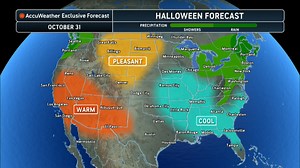 Your extended forecast for the final week of October
