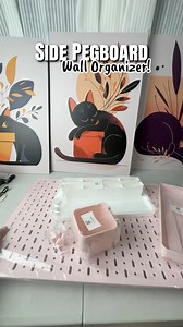 Road to aesthetic set up na siya 😍🤭 #workspace #pegboard #organizer #wallshelf #desksetup | Alyza Montero