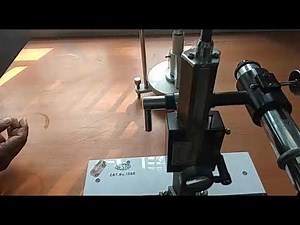 Surface Tension of water using Capillary Rise Method : Part 1/3