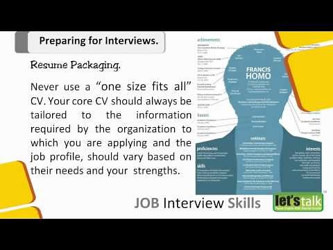 Interview Skills training - 3 - Prepration for an Interview.