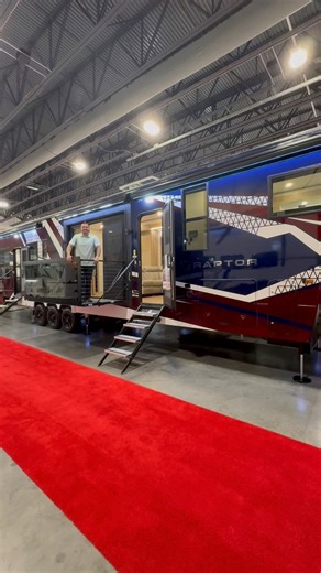 🇺🇸 Optimus Prime Freedom Edition 🇺🇸 2026 Keystone Raptor 444 Toy Hauler! Weighs 17,330Lbs Sleeps 7! MSRP $192,690! Show Price $139,990! Discounted $52,700! $1,400 A Month! 13’6” Garage Auto Leveling Generator Full Body Paint Romeo & Juliet Patio Holding Tanks 100 Gal 4 Armless Awnings Upgraded Sound System & Tons More! Delivery to ANY State 🏆 Call or Text Tony T (313)221-0064☎️ #raptor #toyhauler #tonytrv | Tony T Rv Tumminello