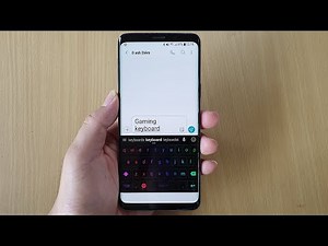 How to install Gaming keyboard app on Android phone