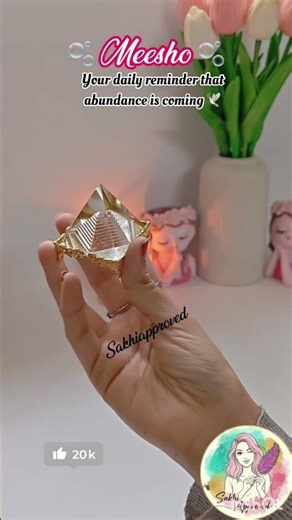 🔺 Pyramid For Abundance That Actually Works! ✨ Manifestation Tool #meeshofinds #meeshoapp #meesho
