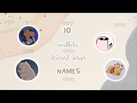 🍓 ; 10 aesthetic discord server names