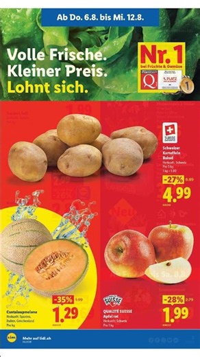 Lidl aktionen 06.08. - 12.08.