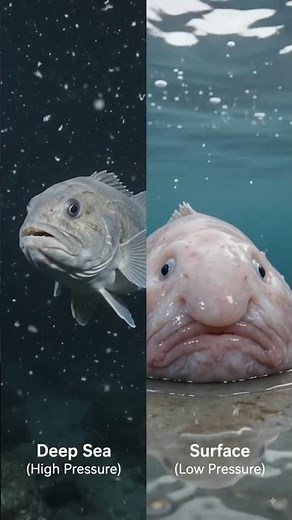 The blobfish isn’t actually a blobby mess in the wild!