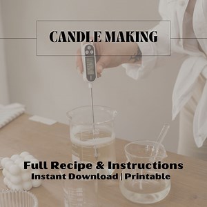 DIY Candle Making Guide, Step-by-step Instructions (digital Download) - Etsy