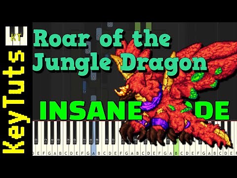 Roar of the Jungle Dragon [Terraria Calamity Mod] - Insane Mode [Piano Tutorial] (Synthesia)