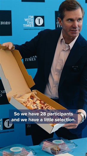 81K views · 2.4K reactions | How does one become the Pizza Queen? I traveled to Owensboro to find out. Support local businesses. Kentucky food just tastes better. | Governor Andy Beshear | Facebook