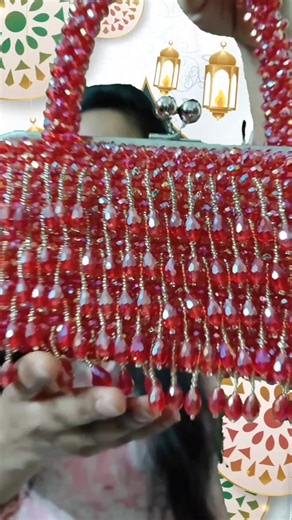 how to attach droplets 💦|#shorts #handmade #bag #upharbags #india #crystalbag #beadedbag #style