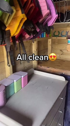 Clean my Tack Room with me🧼 #cleaningtiktok #tackroomgoals #tackroomtour #cleaningmyroom #springcleaning #roomtransformation #equestriantiktok #horse