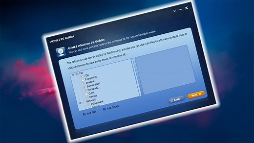 Aomei PE Builder: Recovery-Tool mit brandneuer Funktion