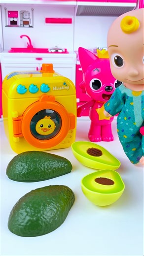 ASMR Toy Unboxing Cocomelon & Pinkfong Washing Machine Set | Satisfying Toy Play with Subi Toys