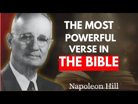 The Most POWERFUL Verse in the Bible | Napoleon Hill