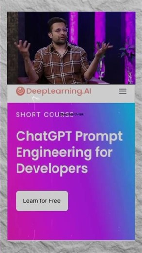 Free Course for Promt Engineering ✨#ai #chatgpt #shorts