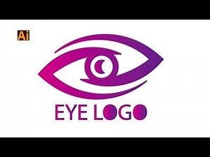 Unleash creativity | Creating a Stunning Eye Logo | colorful eye logo design | illustrator Toturial