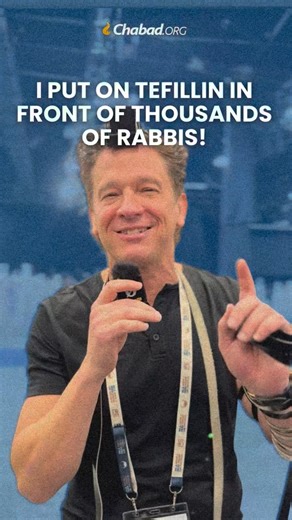 💪I PUT ON TEFILLIN IN FRONT OF THOUSANDS OF RABBIS! Why the Kinus is such an amazing experience | Chabad.org