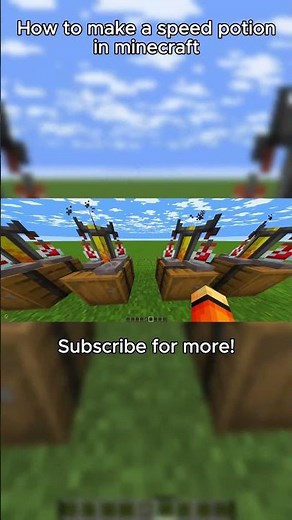 How to make a speed potion in minecraft