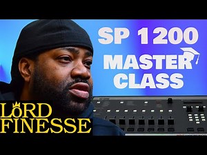 Lord Finesse making a beat on the SP 1200 | Tutorial