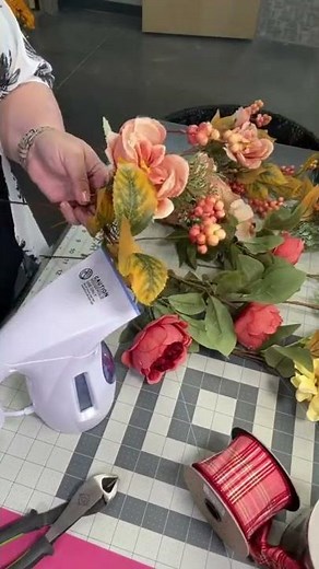 How to fix wrinkles in silk flowers