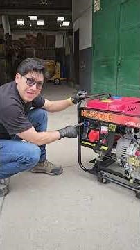 Aprende a dar arranque a la planta Eléctrica DE 7.2 kva Hi FORCE DG9000CLE 💪💡| Maquitec
