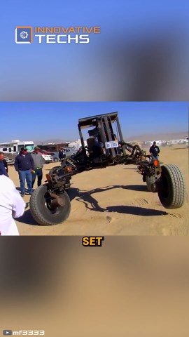Unbelievable off-road buggy conquers extreme terrain with adaptive wheels!