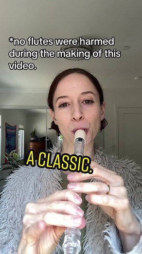 Had to do this one on my transparent recorder. #recorder #recorderplayer #classicalmusic #bach