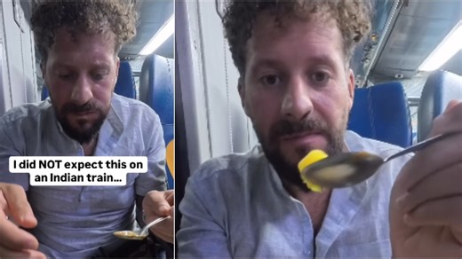 Foreign travel blogger reviews Indian Railways meal, says he did not expect this