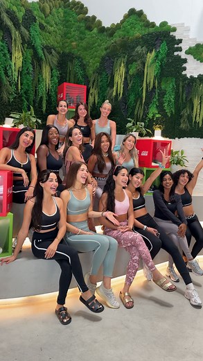 Namshi on Instagram: "Come hang with us? 🧘‍♀️ Our girl gang teamed up with @underarmourme this #internationalyogaday. We hung out, glowed in the dark, bonded, and exhaled - together. We’re kind of *loving* this community thing. Where do you want to see us next?📍#movewithnamshi"