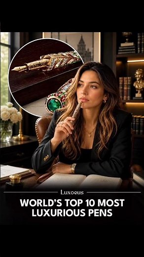 World's Top 10 Most Luxurious Pens 🖋️