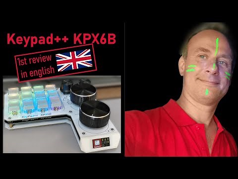 Keypad++ KPX6B review. 12 keys, 4 wheels, and a screen