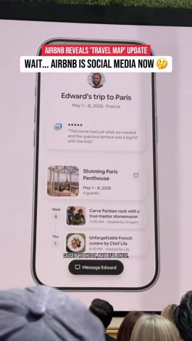 Airbnb's new 'travel map' feature: Is it social media?