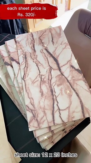 715K views · 10K reactions | 3D foam Sticker wall sheet. |  Rs. 300/-  for each sheet | sheet Size 12 x 23 inch | for order click  https://zahrastores.pk/products/waterproof-floor-stickers-marble-wallpapers | Zahra Stores | Facebook