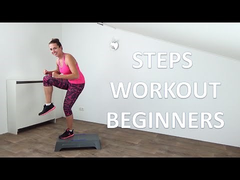 20 Minute Steps Workout for Beginners – Beginner Step Up Exercises