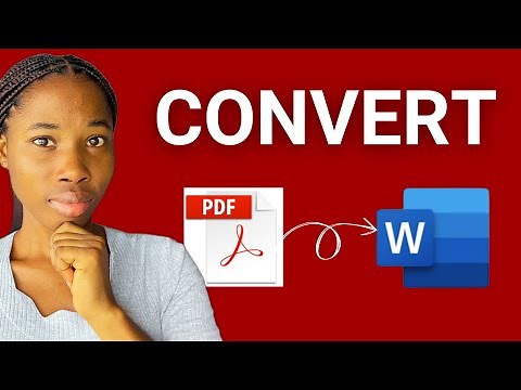 How To Convert PDF to Word (The EASY Way & FREE)