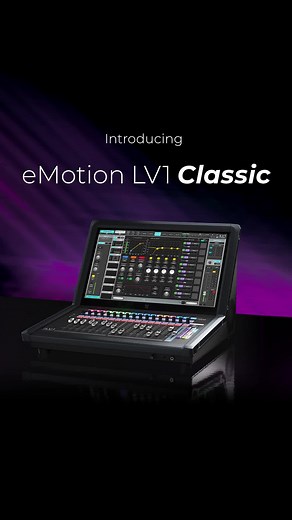 🔥 Introducing eMotion LV1 Classic! 🔥 Today we are thrilled to present the first FULLY INTEGRATED live mixing console by Waves. LV1 is now available in the classic hardware console form factor preferred by live sound engineers worldwide. With 64 stereo channels, 44 buses, a pristine 32-bit floating point mix engine, 16 Waves Signature Preamps, intuitive UI, and industry-favorite Waves plugins included with the console, this compact powerhouse redefines live sound mixing. Ready to elevate your m