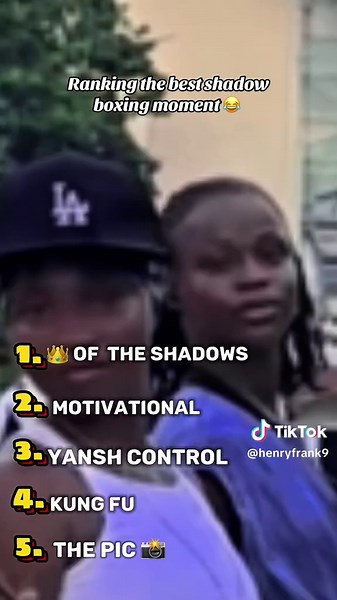 Ranking the best shadow boxing moment 😂