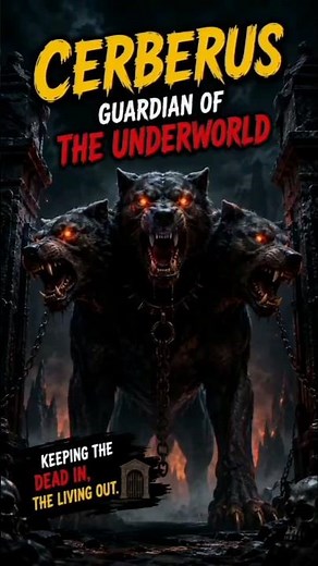 Cerberus: The Three-Headed Guardian of the Underworld 😱 | Greek Mythology