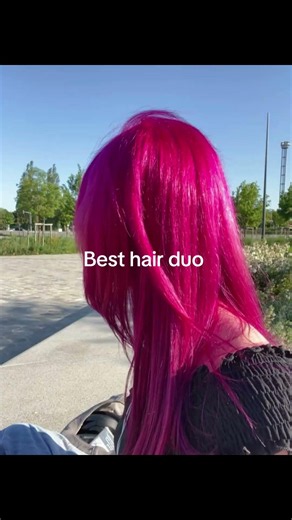 Could be us #haitdye #pinkhair#bluehair #gloomy #xyzbca #hair #straighthair #hairtok