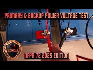 Notifier NFS-3030 | How to do AC/DC Voltage Testing | NFPA 72 2025 Edition