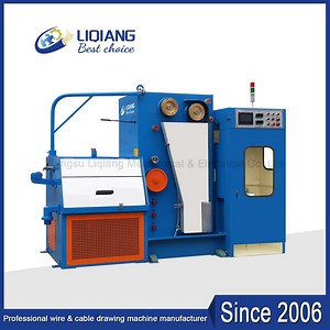 [Hot Item] Liqiang 0.25-0.6mm 14 Dies Fine Wire and Cable Drawing Machine