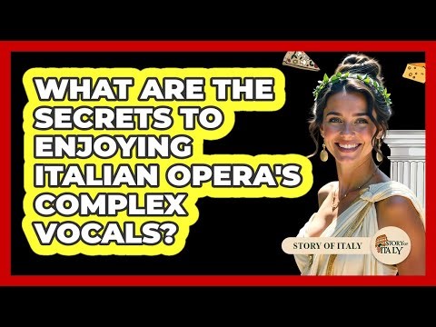 What Are The Secrets To Enjoying Italian Opera's Complex Vocals? - Story Of Italy