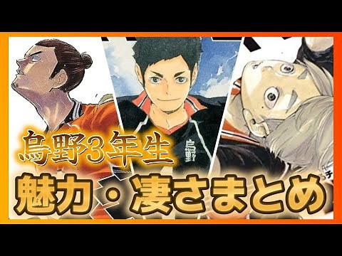 【烏野の最年長!!】彼らが土台を築いてきた!!烏野3年生3人の魅力・凄さをまとめました！！【ハイキュー!!】