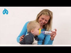 Inhalation mit der Inhalierhilfe Vortex (Kinder von 1 bis 4 Jahren) mit ...