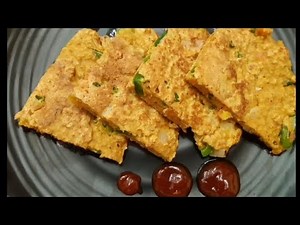 A healthy breakfast recipe || Oats Omelette || No oil No carbs breakfast