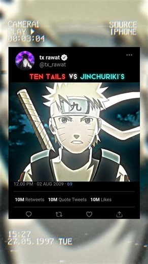 TEN TAILS VS ALL JINCHURIKI'S 🥶