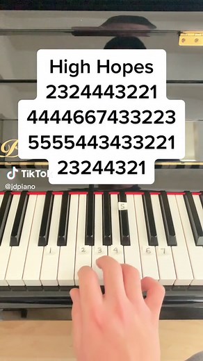 High Hopes Piano Tutorial with Sheet Music